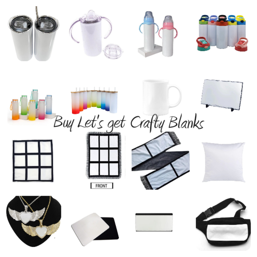 12 oz Kid Sublimation Tumbler – Buy Let's get Crafty Blanks LLC