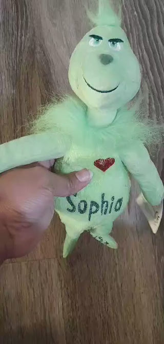 Grinch personalized Plushies