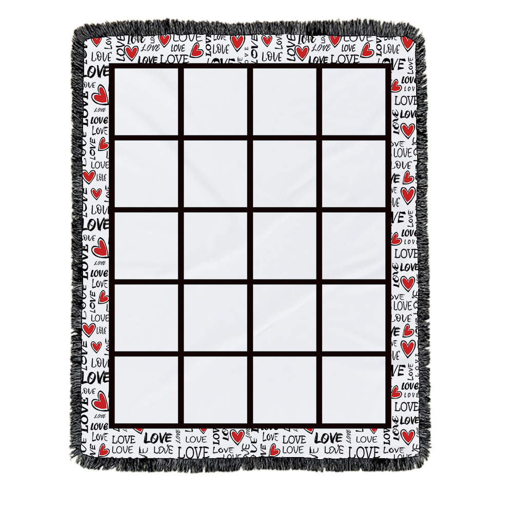 20 Panel Love Sublimation Blanket