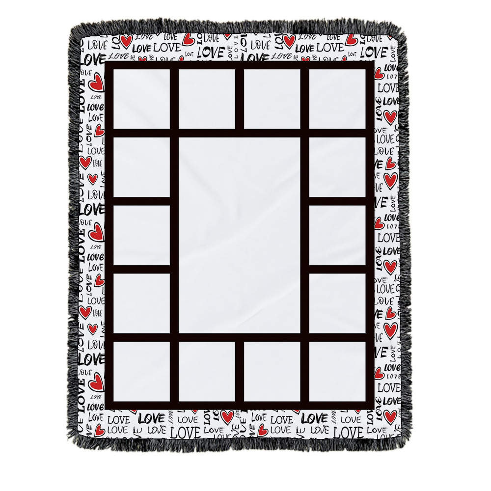 15 Panel Love Sublimation Blankets